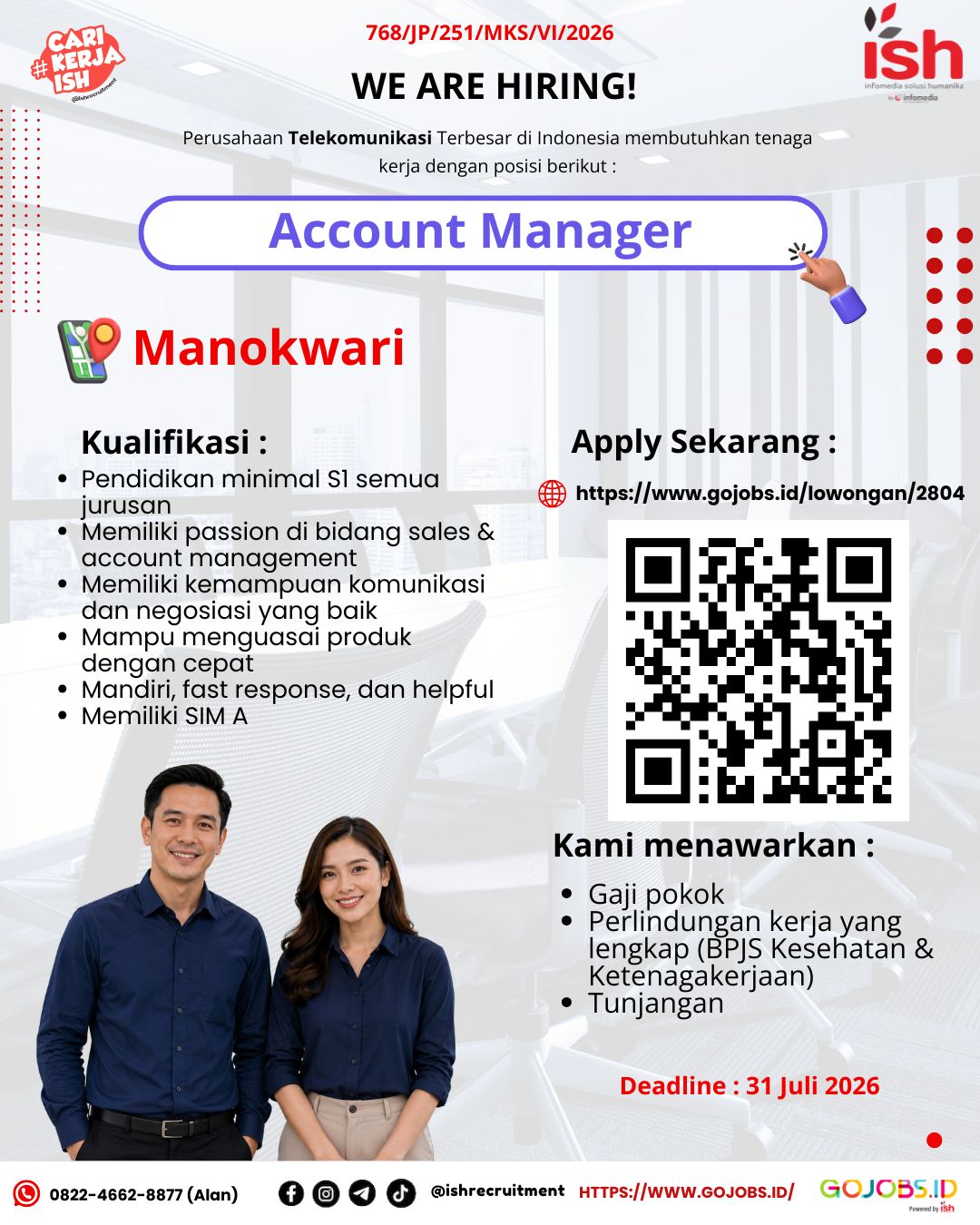 Account Manager - Manokwari