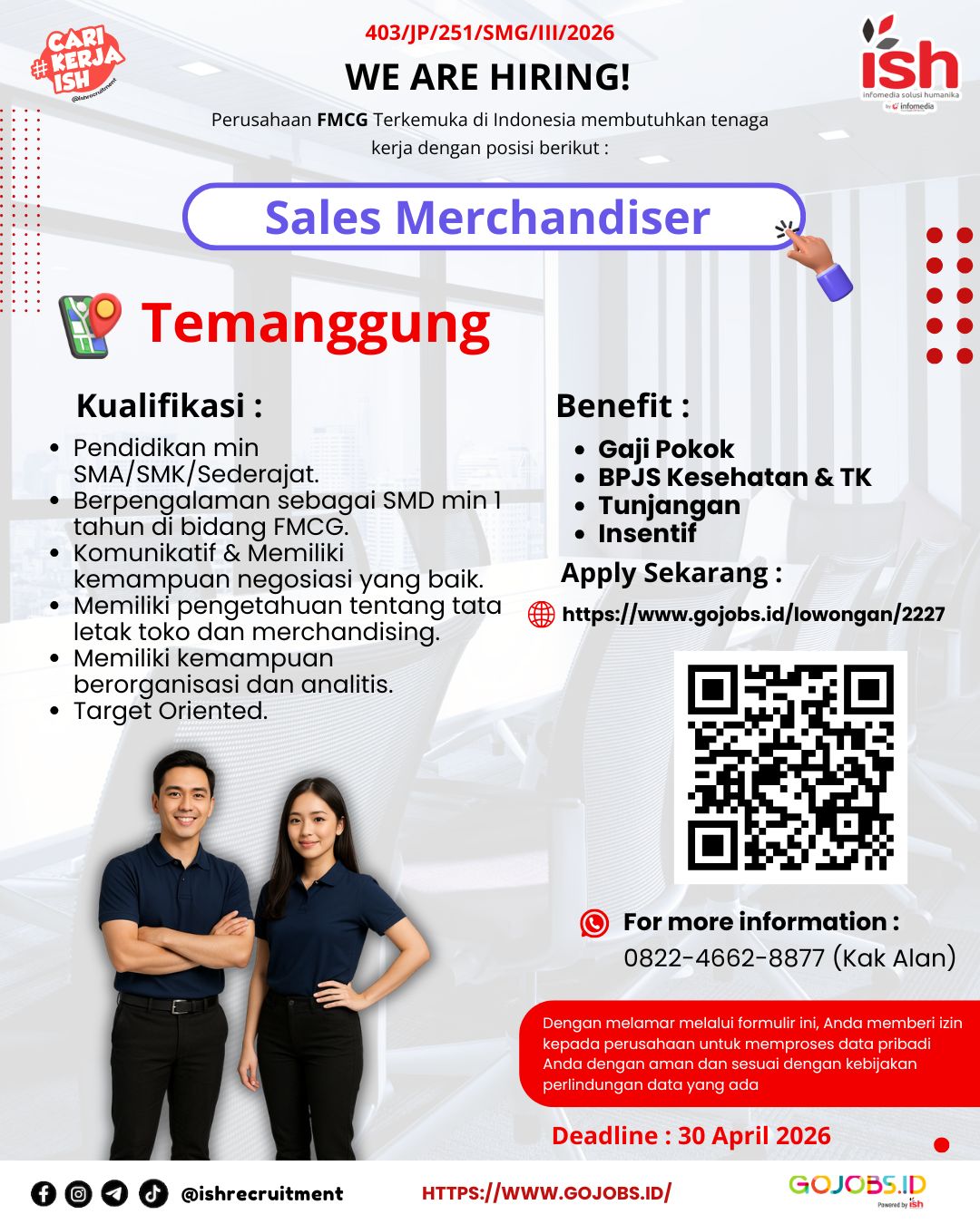 Sales Merchandiser - Temanggung