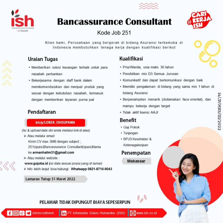Bancassurance Consultant