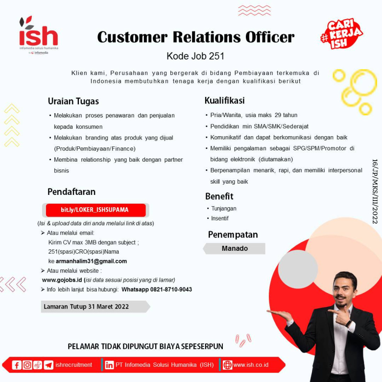 Customer Relations Officer