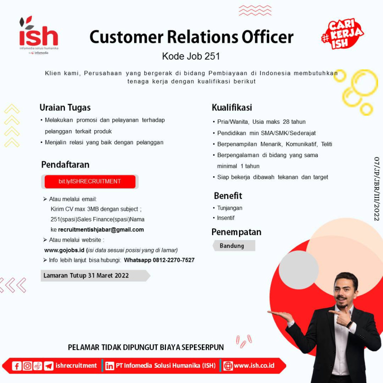 Customer Relations Officer