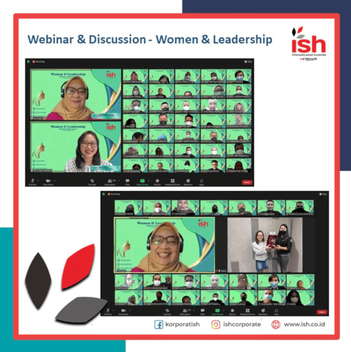 ISH Adakan Webinar Women & Leadership
