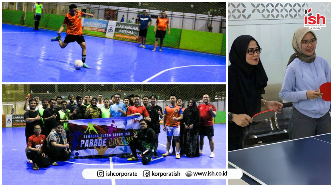 Keseruan Lomba MLBB, Tenis Meja dan Futsal Meriahkan HUT ISH ke-13