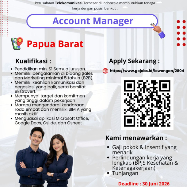 Account Manager - Papua Barat