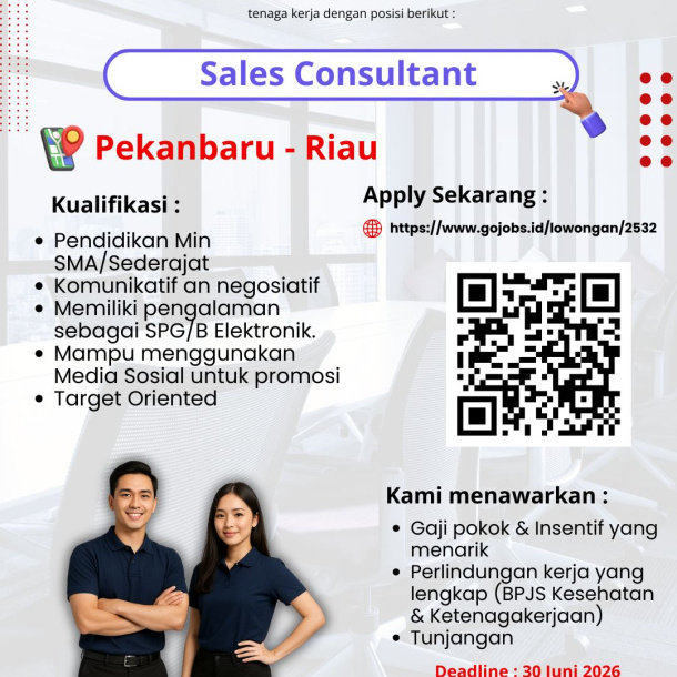 Sales Consultant - Pekanbaru Riau