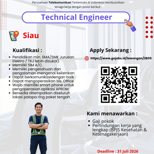 Technical Engineer - Siau