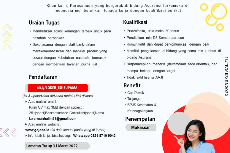 Bancassurance Consultant