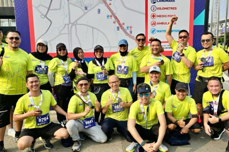 Partisipasi Aktif Tim ISH di Digiland Run 